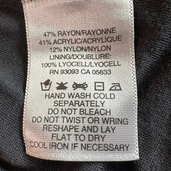 Nic + Zoe Size L Large Gray Twirl Knit Sleeveless Lined Midi Dress NEW $178 - Picture 13 of 16